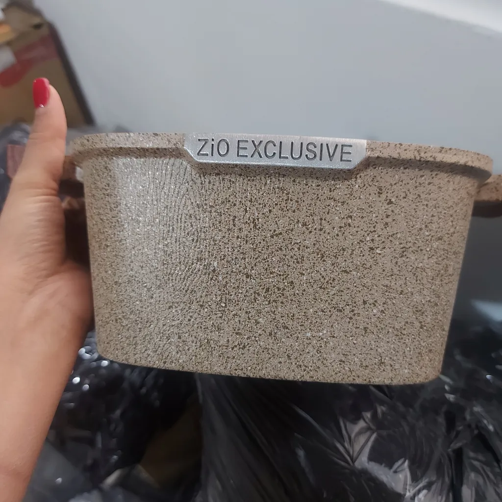 سرویس قابلمه و تابه گرانیتی 10 پارچه بازرگانی زیو مدل ZCS-8300/5S32 JUMBO SERIES