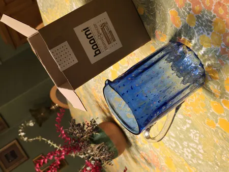 پارچ شیشه ای بومی مدل نگینی استوانه