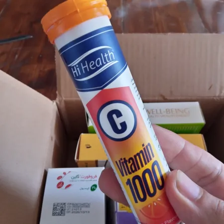 قرص جوشان ويتامين ث 1000 های Health بسته 20 عددی