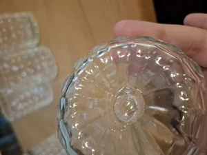 تجریه خرید لیوان شیشه ای  بومی مدل نگینی استوانه بسته 6 عددی