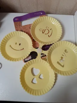 شابلون تزیینی سان کوک مدل 01-بسته 4 عددی