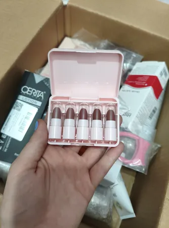 رژ لب جامد دراگون رانی مدل هلو بسته 5 عددی