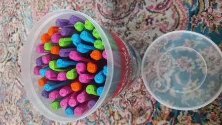 خودکار 8 رنگ کنکو مدل فینو بسته 50 عددی