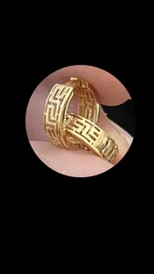 تجریه خرید گوشواره حلقه ای طلا 18 عیار زنانه مایا ماهک مدل ME1209