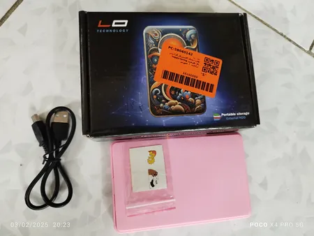 هارد دیسک اکسترنال اِل‌اُ مدل happy-spring ظرفیت یک ترابایت