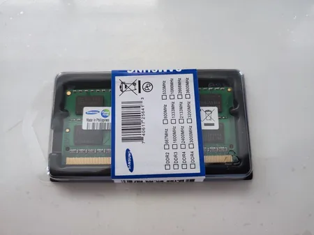 رم لپ تاپ DDR3L دو کاناله 1600مگاهرتز cl11 سامسونگ مدل PC3L-12800S ظرفیت 8 گیگابایت