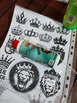 اسپری تتو موقت مدل LEL حجم 90 میلی لیتر به همراه تتو موقت