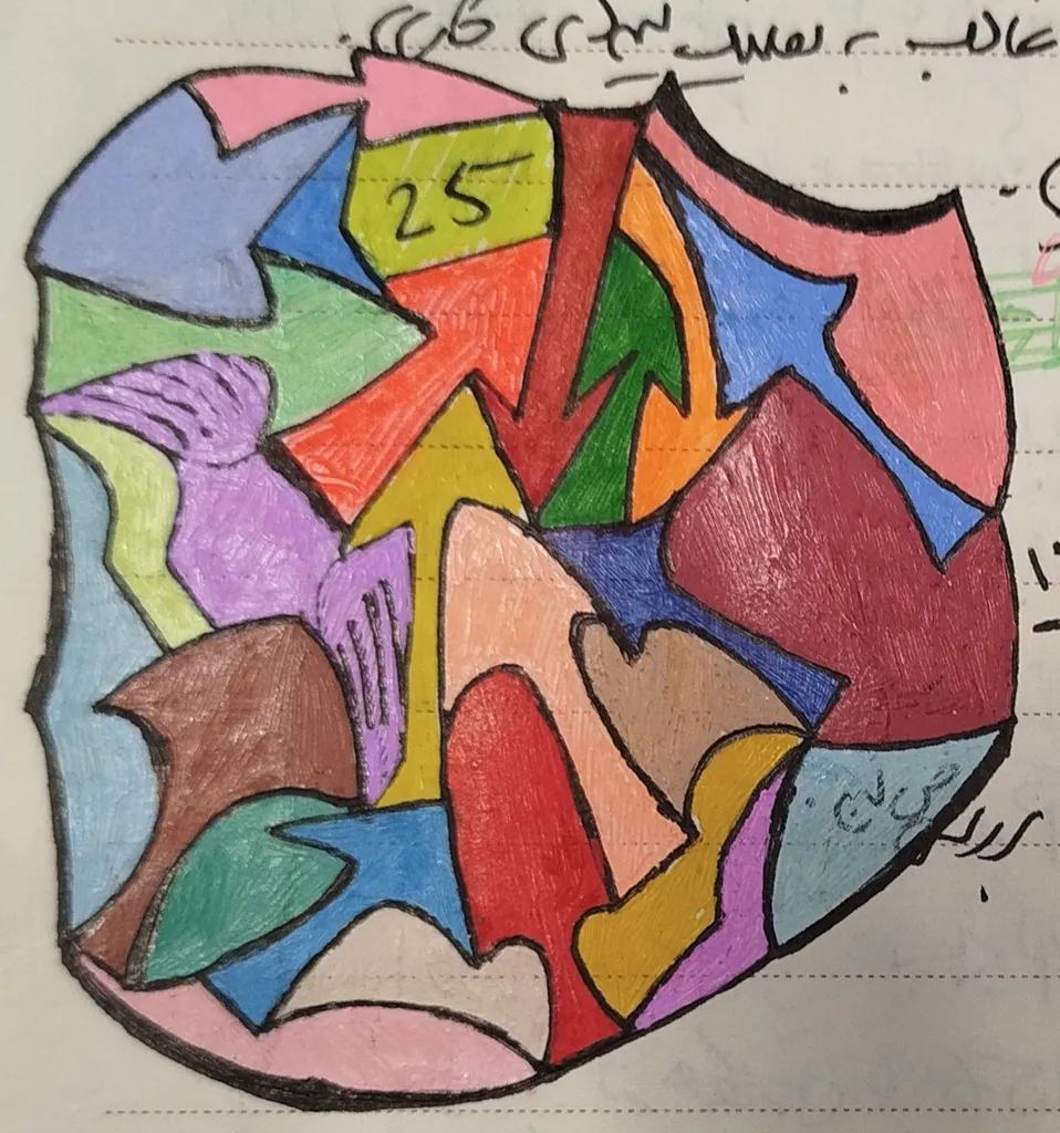 روان نویس لنگو پاستلی مدل highlight بسته 9 عددی