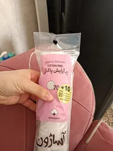 تجریه خرید پد پاک کننده آرایش آساژون مدل 3245 بسته 80 عددی