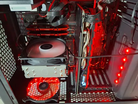 خنک کننده پردازنده کولر مستر مدل T400k ARGB LGA1700