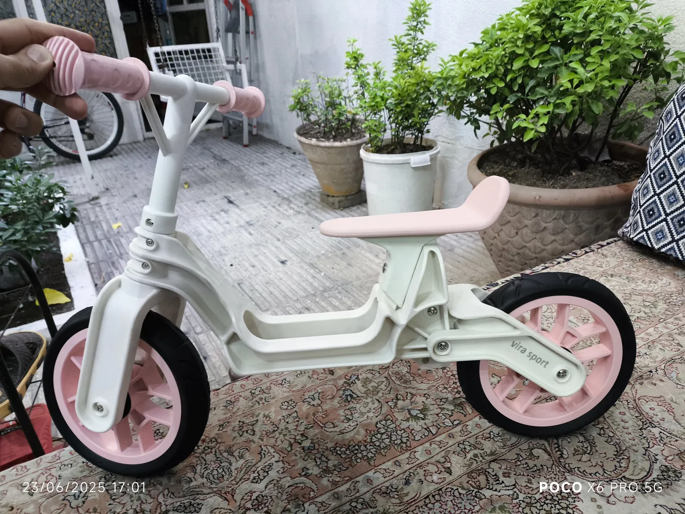 دوچرخه کودک شهری مدل ویرا اسپرت سایز طوقه 12 اینچ