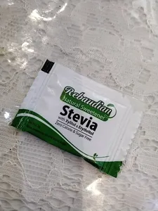 تجریه خرید ساشه شیرین کننده طبیعی و بدون کالری استویا ربودیان بسته 50 عددی