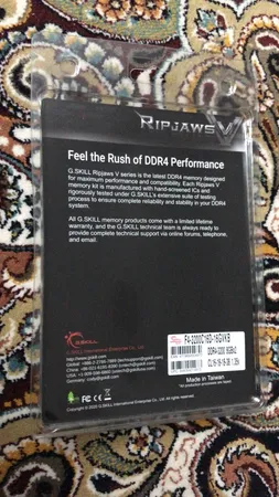 رم دسکتاپ DDR4 دو کاناله 3200 مگاهرتز CL16 جی اسکیل مدل RIPJAWZ V ظرفیت 16 گیگابایت بسته دو عددی