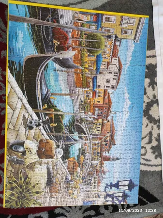 پازل 1000 تکه ایران پازل طرح شهر آبی