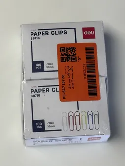 گیره کاغذ پنتر مدل رنگی بسته 2 عددی