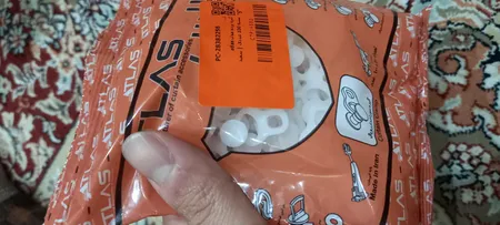 گیره پرده مدل atlas بسته 100 عددی