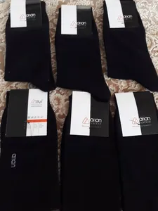 تجریه خرید جوراب مردانه آریان نخ باف کد 51217 بسته 6 عددی