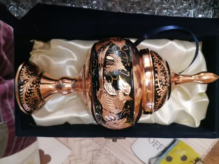 شکلات خوری مسی مدل الماس تراش کد JR-almas24