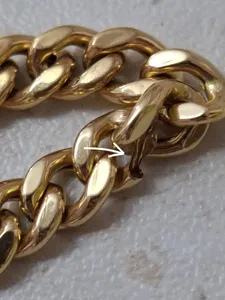 تجریه خرید دستبند طلا 18 عیار زنانه طلای مستجابی مدل گلستانه کد M19