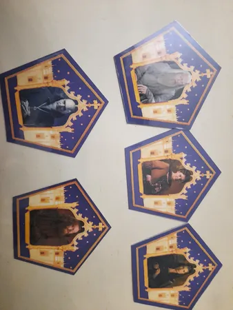 نشانگر کتاب مدل کارت شکلات قورباغه ای هری پاتر مجموعه 5 عددی