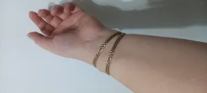 تجریه خرید النگو طلا 18 عیار زنانه طلای مستجابی مدل سیاه قلم جلوا کد 2