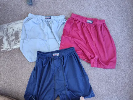 شورت مردانه مدل پادار نخی شایان 2 مجموعه 3 عددی