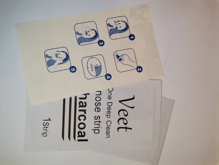 چسب‌ پاک کننده بینی ویت مدل Charcoal بسته 6 عددی