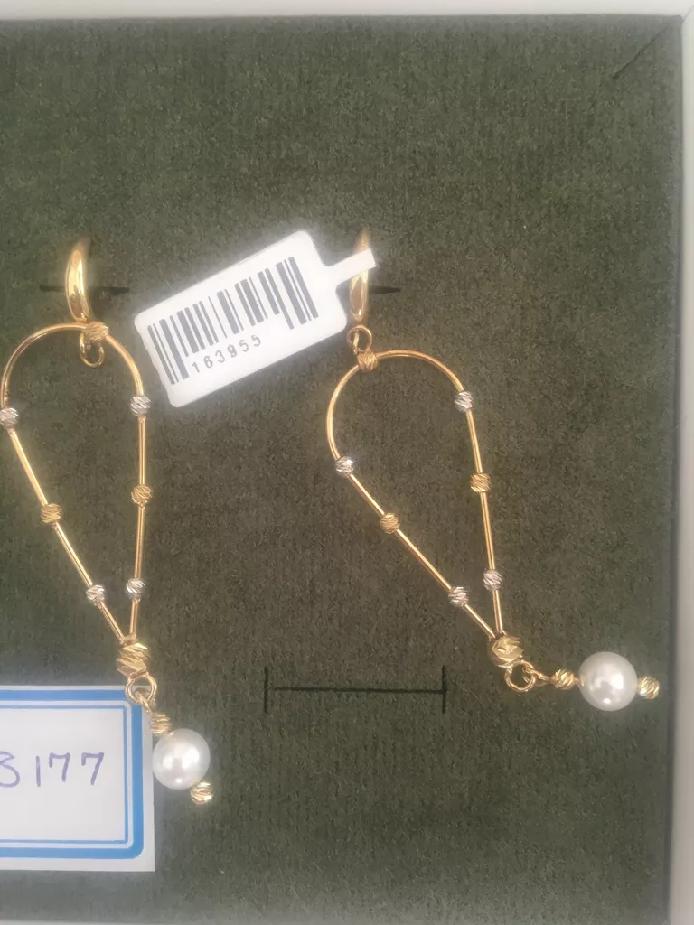 گوشواره طلا 18 عیار زنانه سیودو مدل 163955