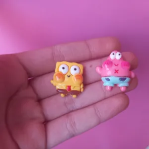 تجریه خرید گردنبند دخترانه مدل ست دوستی پاتریک و باب اسفنجی بسته 2 عددی