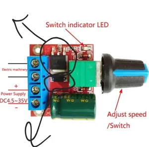 تجریه خرید ماژول کنترل دور موتور کد HX-T05