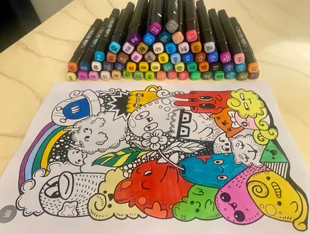 ماژیک راندو نیو تاچ مدل 060 بسته 60 عددی