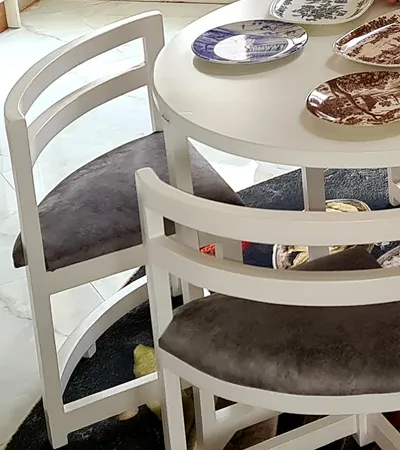 میز و صندلی ناهارخوری 4 نفره گالری چوب آشنایی مدل Wh-005