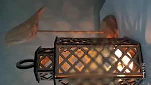 تجریه خرید مجسمه چوبی وودلندزون مدل بلبل هزاردستان