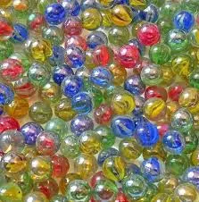 تیله شیشه ای مداد چوبی مدل چند پر بسته 100 عددی