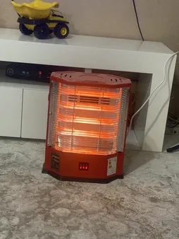 بخاری برقی گرما گستر مهر مدل فن دار