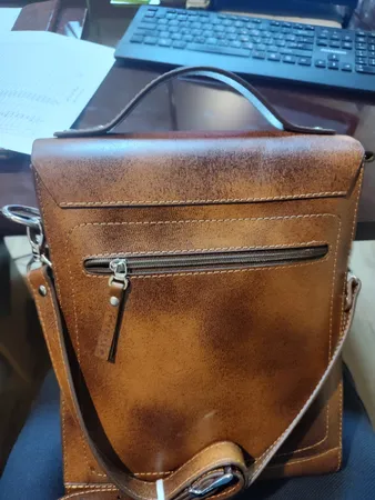 کیف رودوشی چرم بارثاوا مدل 1219