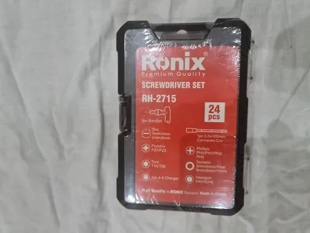 مجموعه 55 عددی سری پیچ گوشتی و سری بکس رونیکس مدل HR-2717