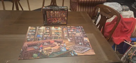 پازل 1000 تکه ریکوردی طرح کتابخانه کد 102