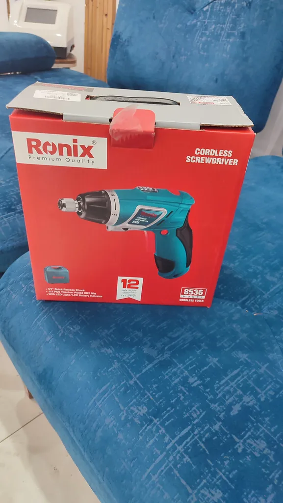 پیچ گوشتی شارژی تاشو رونیکس مدل 8536 پیچ گوشتی شارژی تاشو رونیکس مدل 8536