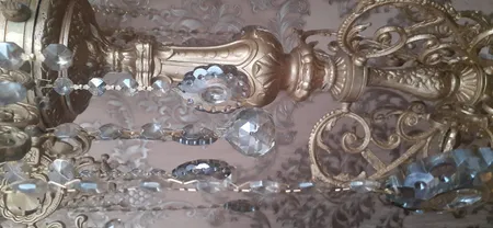 کریستال لوستر مدل گوی 30 بسته 10 عددی