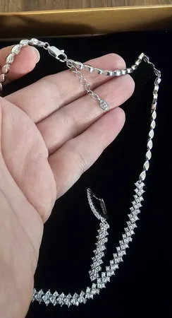 نیم ست نقره زنانه جی تی ای مدل جی نایس 28