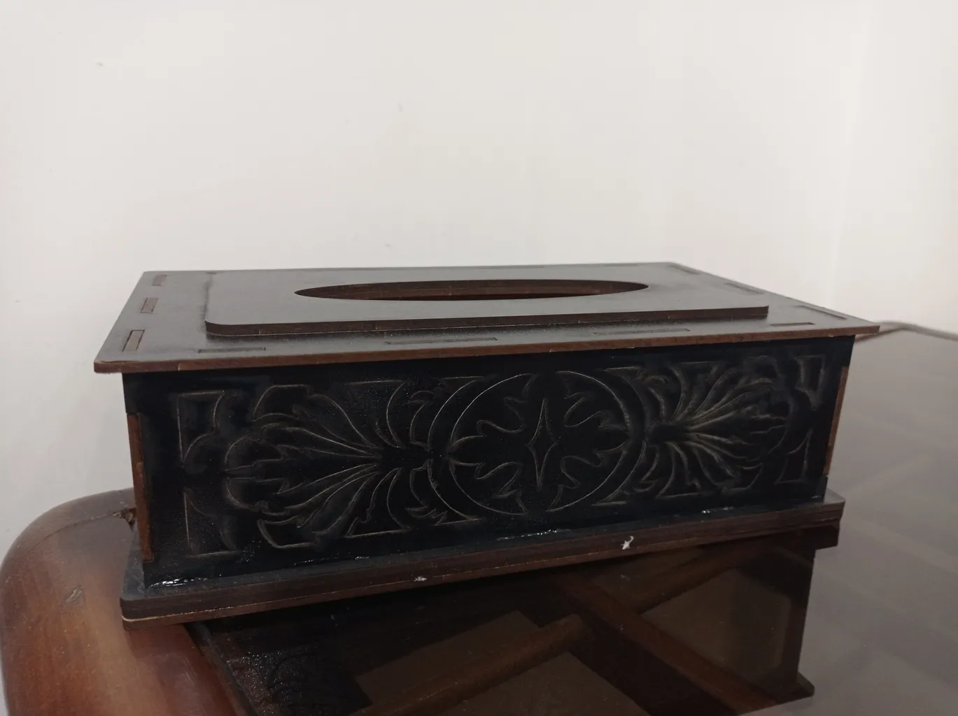 جعبه دستمال کاغذی پرشین باکس مدل چوبی کد05