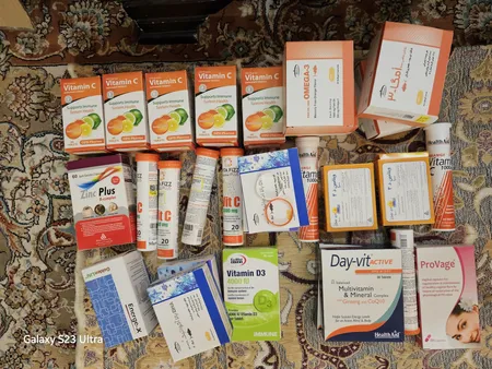 قرص جوشان ویتامین ث با طعم پرتقال  هلث اید - 1000 میلی گرم بسته 20 عددی