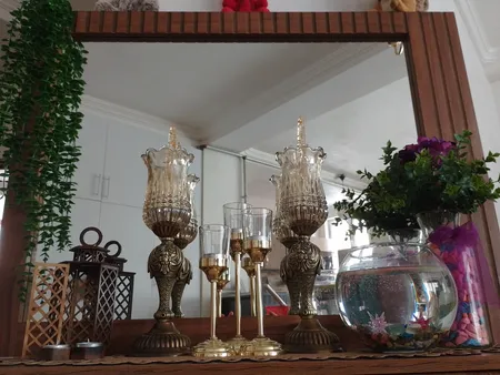 شمعدان مدل ترنادو کد Sh/T-37c مجموعه 2 عددی