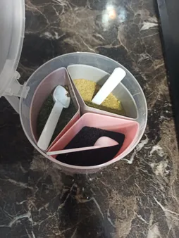 ست جای ادویه 4 پارچه کاجین کد SHR-158