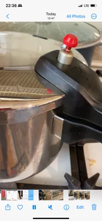 زودپز پارس استیل مدل کف سه لایه گنجایش 6 ليتر