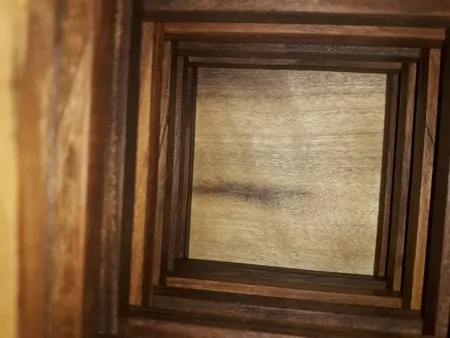 جامدادی رومیزی کاشان چوب مدل 001