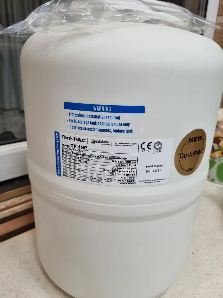 مخزن دستگاه تصفیه آب تانک پک مدل NEW