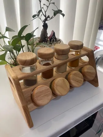 ست جا ادویه 8 پارچه مدل NATURE کد K985