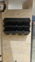 گلدان دیواری طرح دیوار سبز مدل Lotus بسته 6 عددی